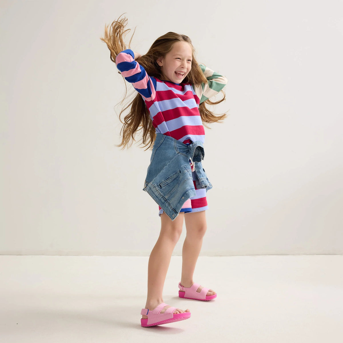 The Kids Double Strap Sandal - Tutu