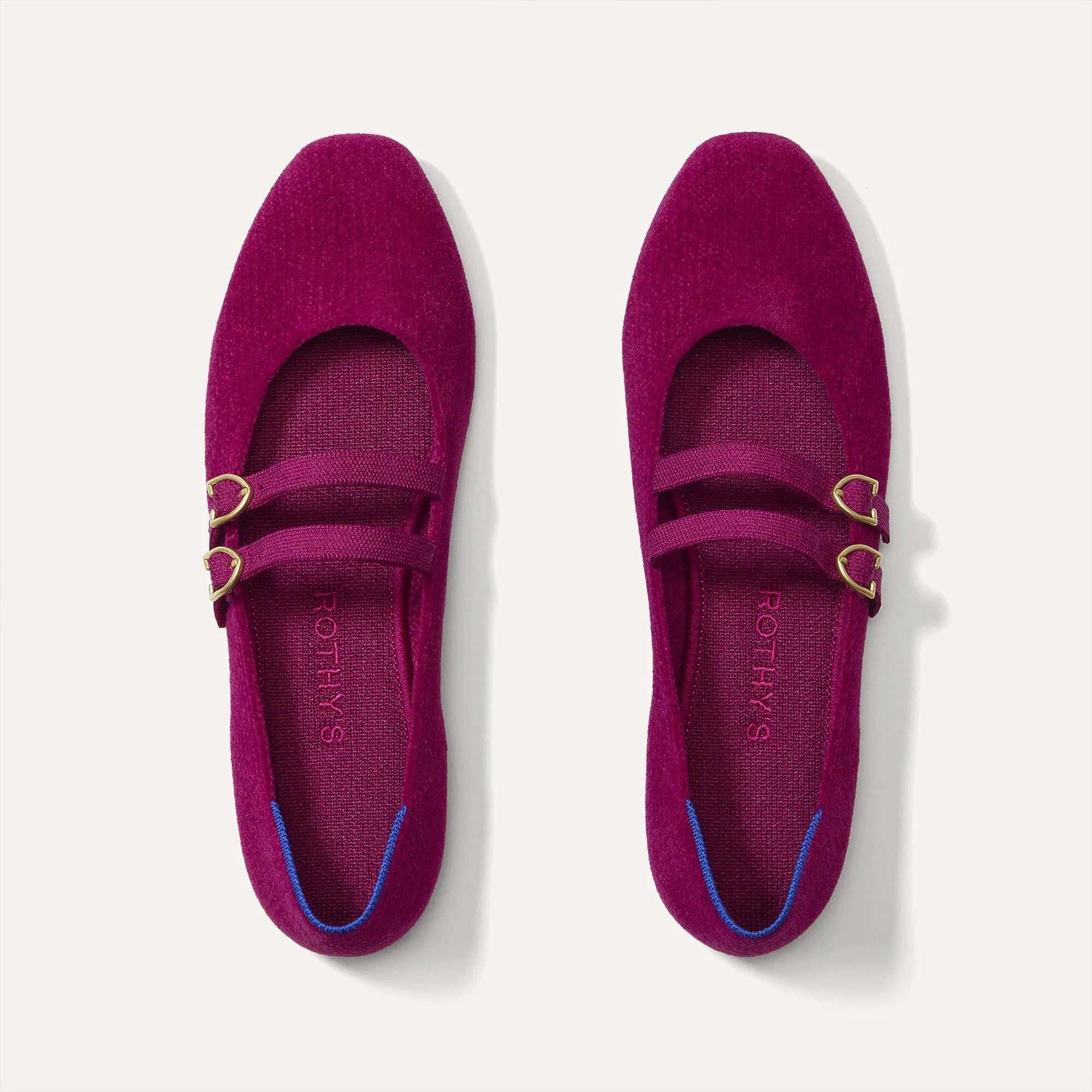 The Double Buckle Mary Jane - ReVelvet™ Mulberry