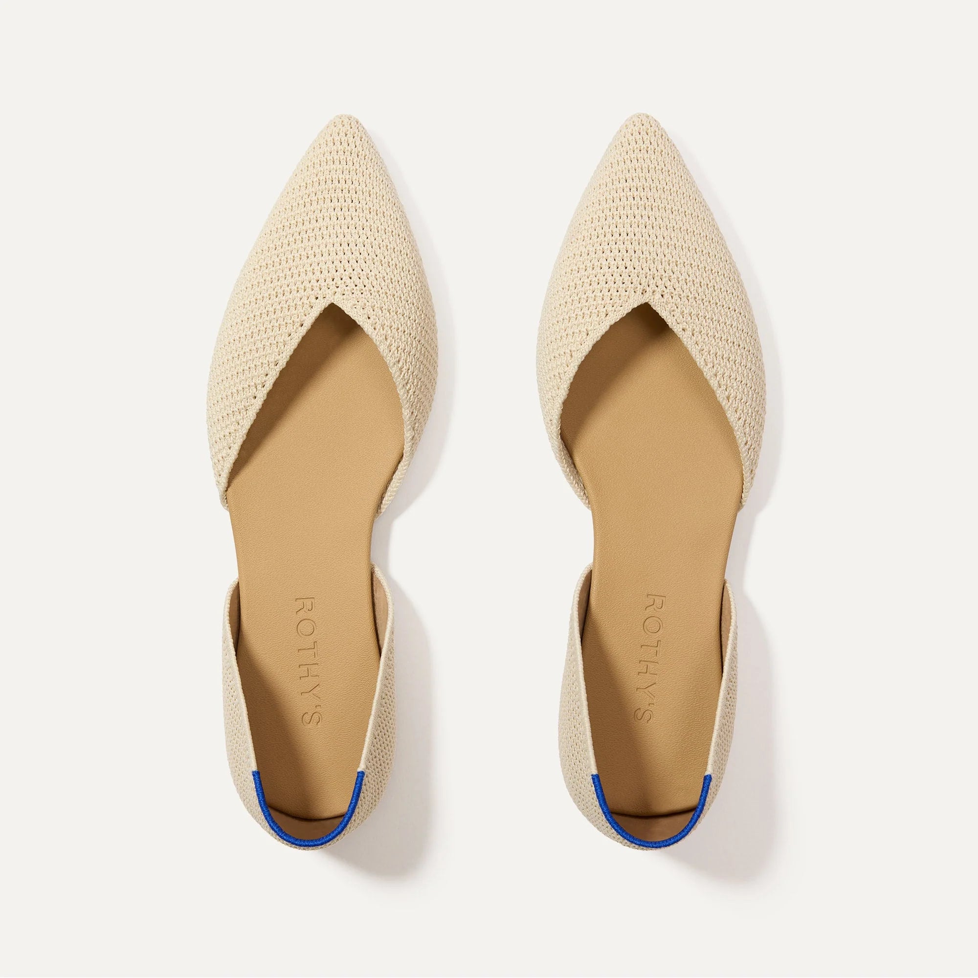 The D'Orsay Point - Conch Raffia-Knit