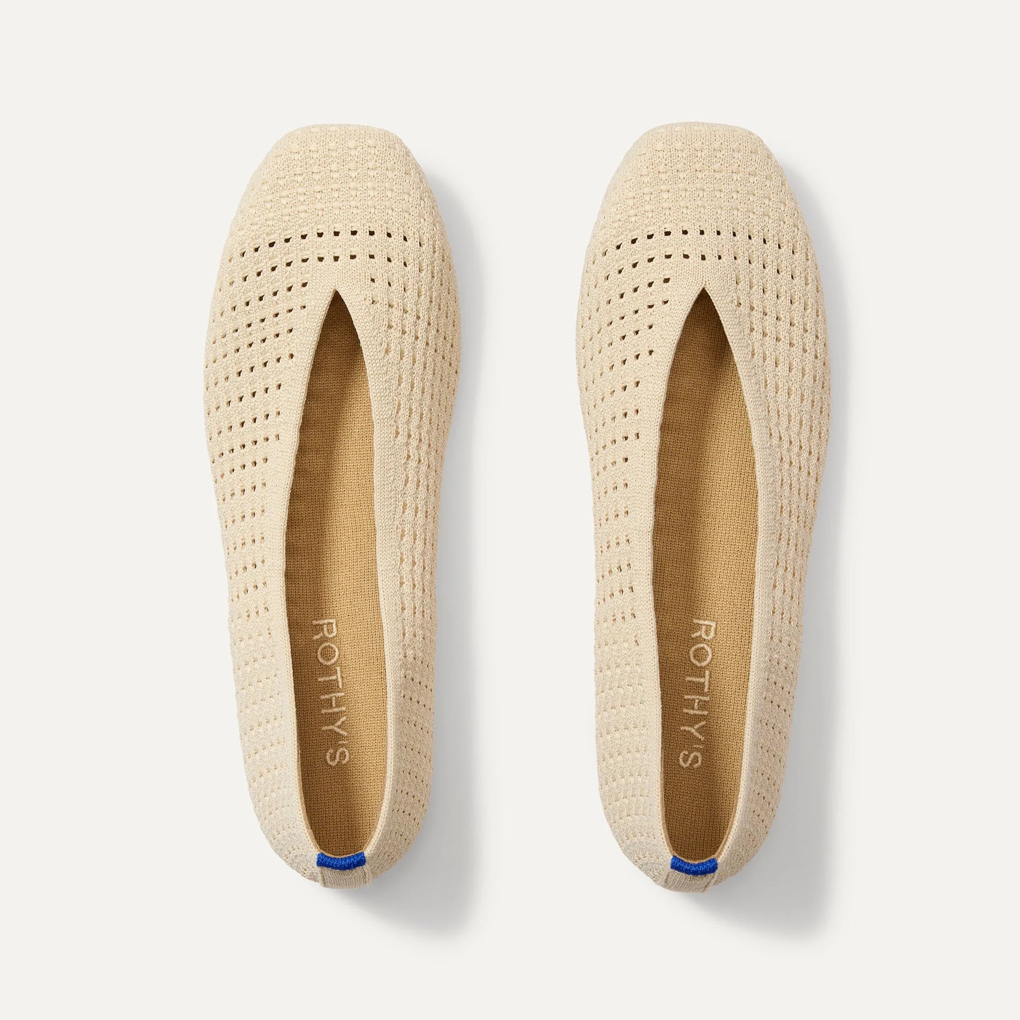 The Max Square Ballerina - Off White Mesh